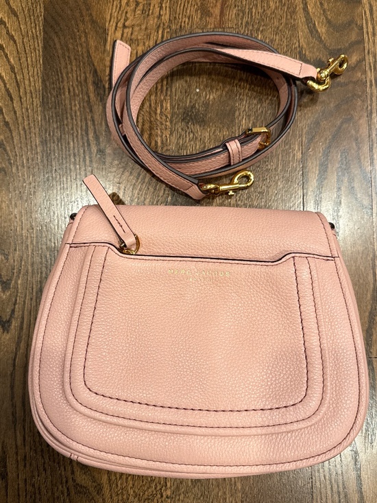 Marc Jacobs Handbags - Marc Jacobs baby pink leather convertible crossbody bag
